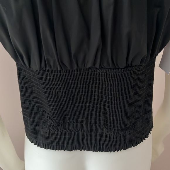Black Sara peasant top, XL - Picture 5 of 8